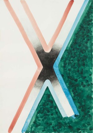 Stefan Gierowski (1925-2022), Bez tytułu, 1996