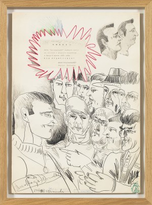 Edward Dwurnik (1943-2018), Prowokacja - Normalka, z cyklu Robotnicy, 1981