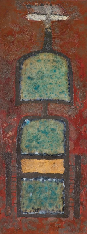 Jan Lebenstein, FIGURA TRÓJDZIELNA II, 1958