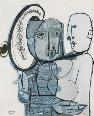 Janusz Przybylski, STARA I MALARZ, 1983