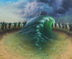 Jacek Yerka, PRYWATNA FALA, 1983