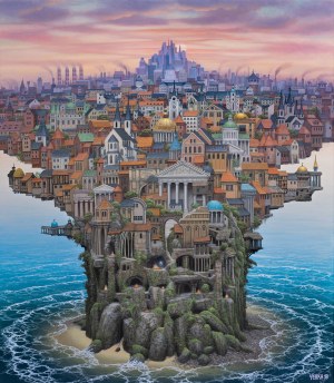 Jacek Yerka, Krótka historia cywilizacji, 2019