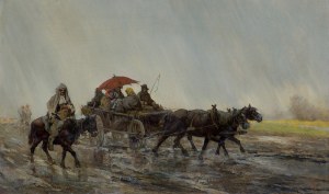 Tadeusz Rybkowski, W DRODZE, 1882