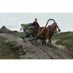 Apoloniusz Kędzierski, W DRODZE, ok. 1890