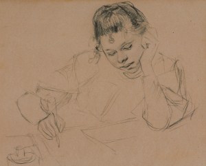 Stanisław Wyspiański, DZIEWCZYNA PISZĄCA, po 1895
