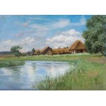 Ferdynand Ruszczyc, WIEŚ NAD RZEKĄ, 1895