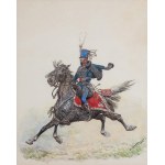 Jan Rosen, HUZAR XIII PUŁKU WOJSK KSIĘSTWA WARSZAWSKIEGO, 1915