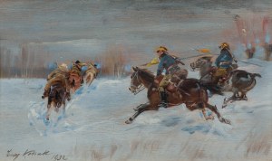 Jerzy Kossak, POGOŃ ZA BOLSZEWIKIEM, 1932