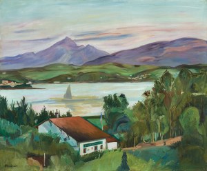 Szymon (Simon) Mondzain, DOM NAD BRZEGIEM JEZIORA, 1928