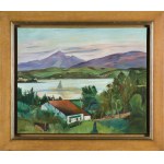 Szymon (Simon) Mondzain, MAISON AU BORD DU LAC, 1928