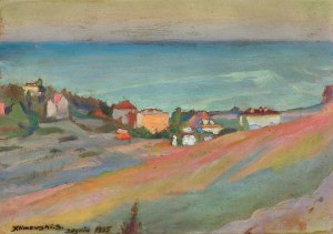 Stanisław Klimowski, GDYNIA - WIDOK Z KAMIENNEJ GÓRY, 1935