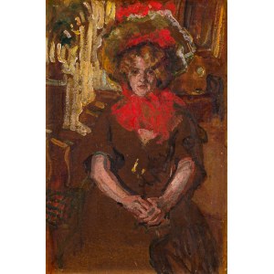 Fryderyk Pautsch (1887 Delatyn - 1950 Krakau), Porträt seiner Frau