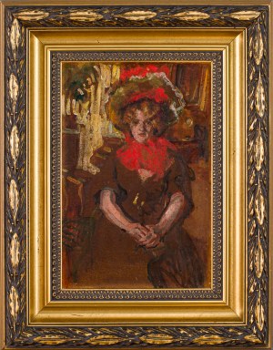 Fryderyk Pautsch (1887 Delatyn - 1950 Kraków), Portret żony
