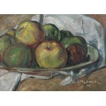 Tadeusz Makowski (1882 Oświęcim - 1932 Paryż), Martwa natura z zielonymi jabłkami, 1905