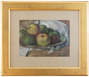 Tadeusz Makowski (1882 Oświęcim - 1932 Paryż), Martwa natura z zielonymi jabłkami, 1905