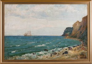 Albert Lipczinski (1876 Lebork - 1974 Sopot), Klif w Orłowie, 1928