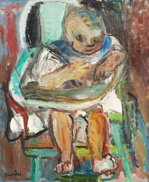 Aleksander (Sasza) Blonder (Blondel) (1909 Czortków - 1949 Paryż), Portret dziecka