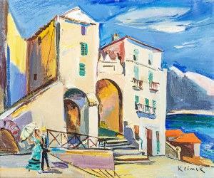 Ludwik Klimek (1912 Skoczów - 1992 Nicea), Przechadzka