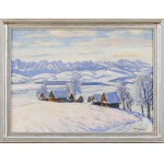 Michał Maksymilian Rekucki (1884 Nowy Targ - 1971), Pejzaż podhalański zimą
