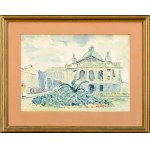 Franciszek Wójcik (1903 Wojciechowo - 1984 Zakopane), Blick auf das Lemberger Opernhaus