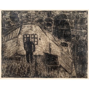 Ryszard Stryjec (1932 Lipniszki pri Lide - 1997 Gdansk), V ateliéri, zo série Interiéry, 1961