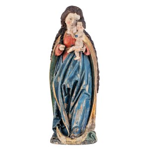Figura Madonny z Dzieciątkiem, Europa Środkowa, XV/XVI w.
