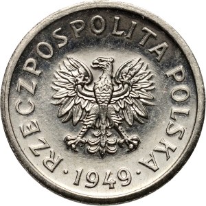 People's Republic of Poland, 10 pennies 1949, SAMPLE, nickel