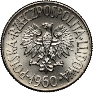 PRL, 5 złotych 1960, Waryński, PRÓBA, nikiel