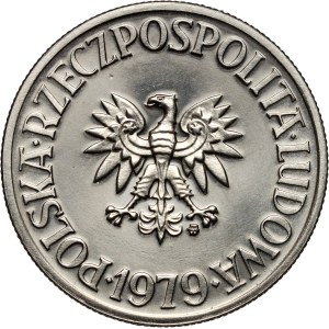 PRL, 5 złotych 1979, PRÓBA, nikiel