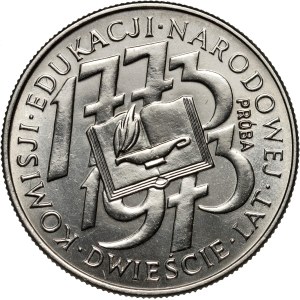 PRL, 10 zl. 1973, Dvě stě let Komise národního vzdělávání, PRÓBA, nikl