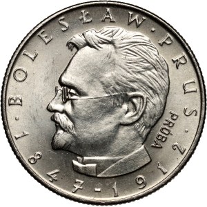 PRL, 10 złotych 1975, Bolesław Prus, PRÓBA, nikiel