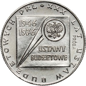 PRL, 20 zlotych 1976, XXX years of the PRL Budget Laws, PRÓBA, nickel