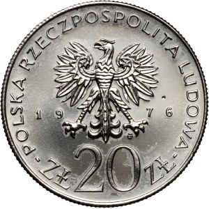 PRL, 20 zlotych 1976, XXX years of the PRL Budget Laws, PRÓBA, nickel