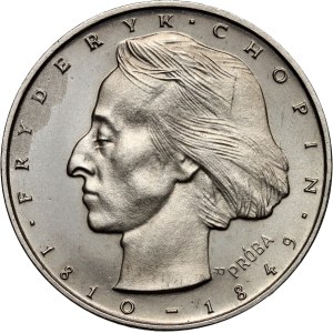 PRL, 50 złotych 1972, Fryderyk Chopin, PRÓBA, Nikiel