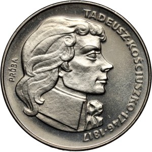 PRL, 500 złotych 1976, Tadeusz Kościuszko, PRÓBA, nikiel