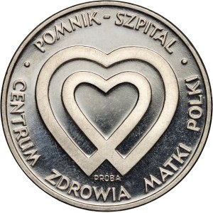 PRL, 1000 złotych 1985, Centrum Zdrowia Matki Polki, PRÓBA, nikiel