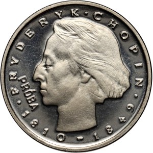 PRL, 2000 złotych 1977, Fryderyk Chopin, PRÓBA, nikiel