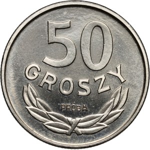PRL, 50 grošů 1986, PRÓBA, nikl