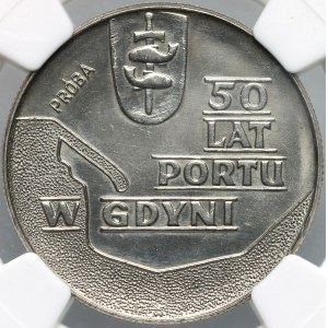 PRL, 10 zlotých 1972, 50 let přístavu Gdyně, PRÓBA, nikl