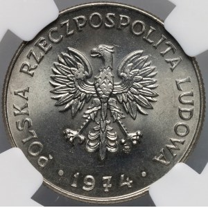 PRL, 10 zlotých 1974, Henryk Sienkiewicz, PRÓBA, nikl