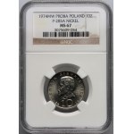 PRL, 10 zlotých 1974, Henryk Sienkiewicz, PRÓBA, nikl