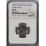 PRL, 10 zl. 1989, PRÓBA, nikl