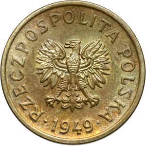 PRL, 10 groszy 1949, PRÓBA, laiton