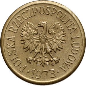 PRL, 20 groszy 1973, PRÓBA, Varšava, zrušená známka