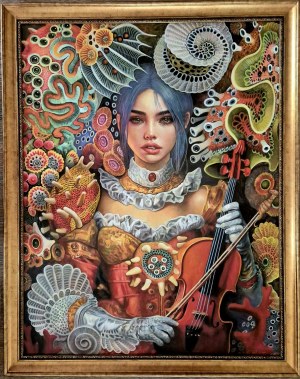 Igor Volosnikov, Undina with a violin, 2026