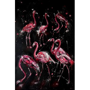 Magdalena MALCHAREK (ur. 1992), Flamingi, 2026