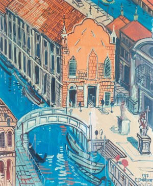 Edward Dwurnik (1943 Radzymin - 2018 Warszawa), Wenecja, 1997
