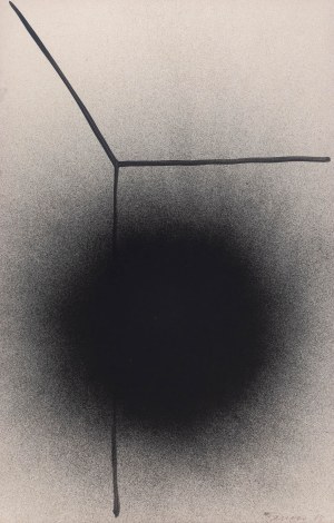 Wojciech Fangor (1922 Warszawa - 2015 tamże), Bez tytułu, 1965