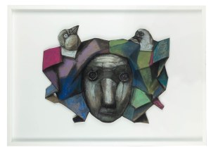 Stasys Eidrigevicius (ur. 1949 Mediniškiai/Litwa), Pomiędzy ptakami, 1995