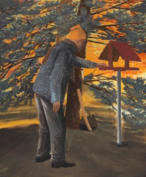 Jarosław Modzelewski (ur. 1955, Warszawa), Nowy karmnik, 2018